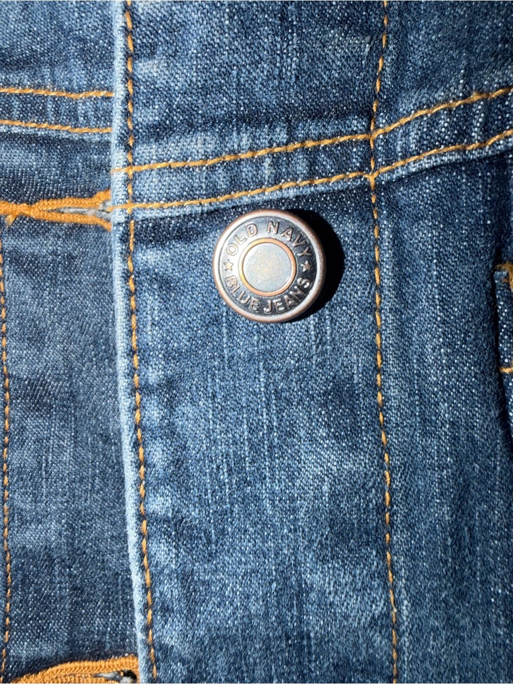 Bear UpCycled Denim Jacket | Old Navy | Large | Bird & Blossom - Picture 6 of 9